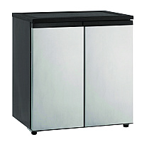 5.5 Cu.Ft. Side by Side Refrigerator/Freezer, Black/Platinum (RMS551SS)