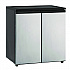 5.5 Cu.Ft. Side by Side Refrigerator/Freezer, Black/Platinum (RMS551SS)