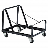 Dolly For 8600 Series Chairs, 1,100 lb Capacity, 21" x 21" x 26", Black (DY86)