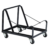 Dolly For 8600 Series Chairs, 1,100 lb Capacity, 21" x 21" x 26", Black (DY86)