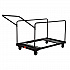 Folding Table Dolly For Round Tables, 1,100 lb Capacity, 27.75
