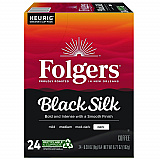 Gourmet Selections Black Silk Coffee K-Cups, 24/Box (6662)