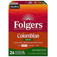 100% Colombian Decaf Coffee K-Cups, 24/Box (0570)