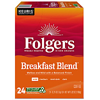 Breakfast Blend Coffee K-Cups, 24/Box (0448)
