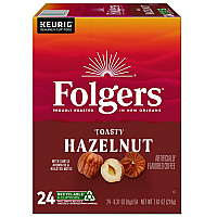 Toasty Hazelnut Coffee K-Cups, 24/Box (0162)