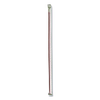 Wrapped Giant Straws, 10.25", Polypropylene, Red, 300/Pack, 4 Packs/Carton (GST1025RD)