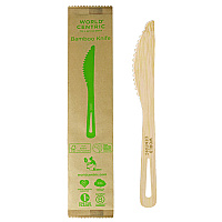 Bamboo Cutlery, Knife, Paper, Natural, 750/Carton (KNBBI)