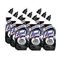 Disinfectant Toilet Bowl Cleaner w/Lime/Rust Remover, Atlantic Fresh Scent, 24 oz Angle-Neck Bottle, 9/Carton (98013)
