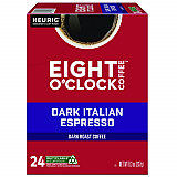 Dark Italian Espresso Coffee K-Cups, 24/Box (6408)