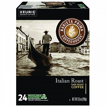 Italian Roast K-Cups Coffee Pack, 24/Box (8500)