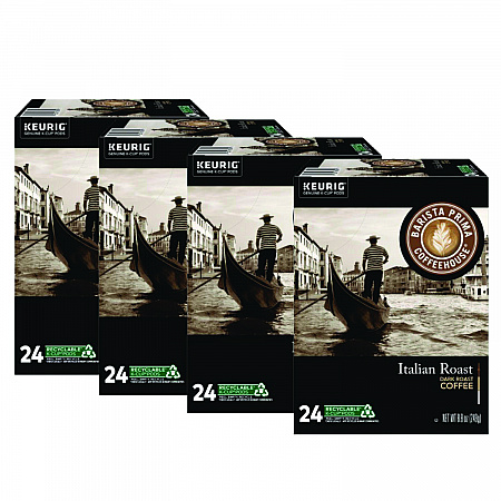 Italian Roast K-Cups Coffee Pack, 24/Box, 4 Box/Carton (8500CT)