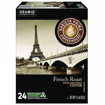 French Roast K-Cups Coffee Pack, 24/Box (6611)