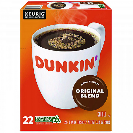 K-Cup Pods, Original Blend,  22/Box (1267)