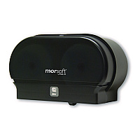 Morsoft Small Core Tissue Dispenser, 11.86 x 5.48 x 7.32, Black Translucent (M1005)