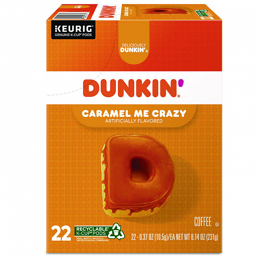 K-Cup Pods, Caramel Me Crazy, 22/Box (1277)