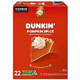 K-Cup Pods, Pumpkin Spice, 22/Box (7596)