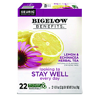 Benefits Lemon and Echinacea Herbal K-Cup, 0.11 oz, 22/Box (2025)