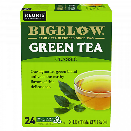 Green Tea K-Cup Pack, 24/Box (6085)