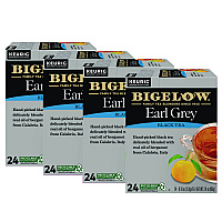 Earl Grey Tea K-Cup Pack, 24/Box, 4 Box/Carton (6082CT)