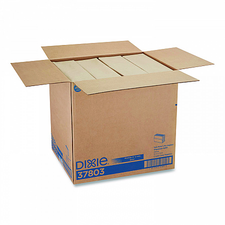 Interfold Napkin Refills, 1-Ply, 13 x 12, White, 600 Napkins/Pack,12 Packs/Carton (37803)