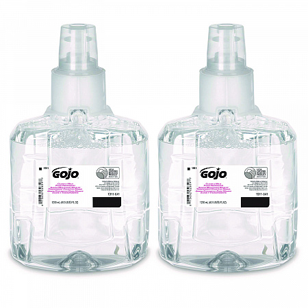 Clear and Mild Foam Handwash Refill, For LTX-12 Dispenser, Fragrance-Free, 1,200 mL, 2/Carton (191102CT)