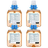 Foaming Antimicrobial Handwash/Moisturizer Refill, For FMX-12 Dispenser, Light Fruity Scent, 1,250 mL, 4/Carton (518604CT)