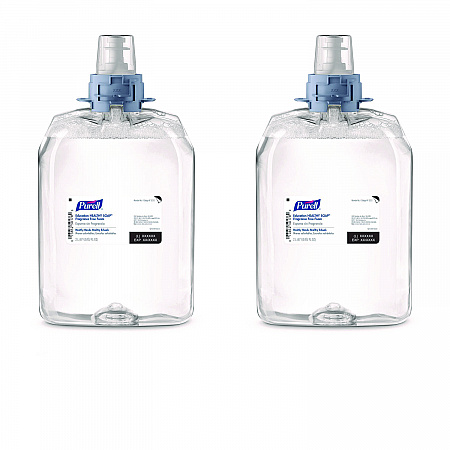 Education HEALTHY SOAP Fragrance Free Foam Refill, Unscented, 2,000 mL, 2/Carton (521202)