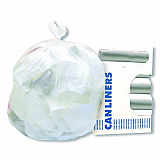 AccuFit Linear Low-Density Can Liners, 55 gal, 0.9 mil, 40" x 53", Clear, Roll, 100/Carton (757796)