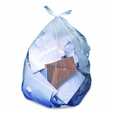 Linear Low-Density Can Liners, 33 gal, 2 mil, 33" x 39", Clear, Flat Pack, 100/Carton (2404016)
