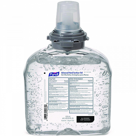 Advanced Hand Sanitizer TFX Refill, Gel, 1,200 mL, Unscented (545604EA)