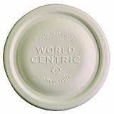 Fiber Lids for Bowls, Fits 8 oz Bowls, 3.7" Diameter x 0.4" h, Natural, Paper, 1,000/Carton (BOLFB8LF)