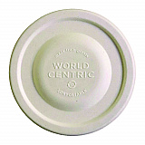 Fiber Lids for Bowls, Fits 12 oz to 32 oz Bowls, 4.7" Diameter x 0.4" h, Natural, Paper, 1,000/Carton (BOLFB12LF)