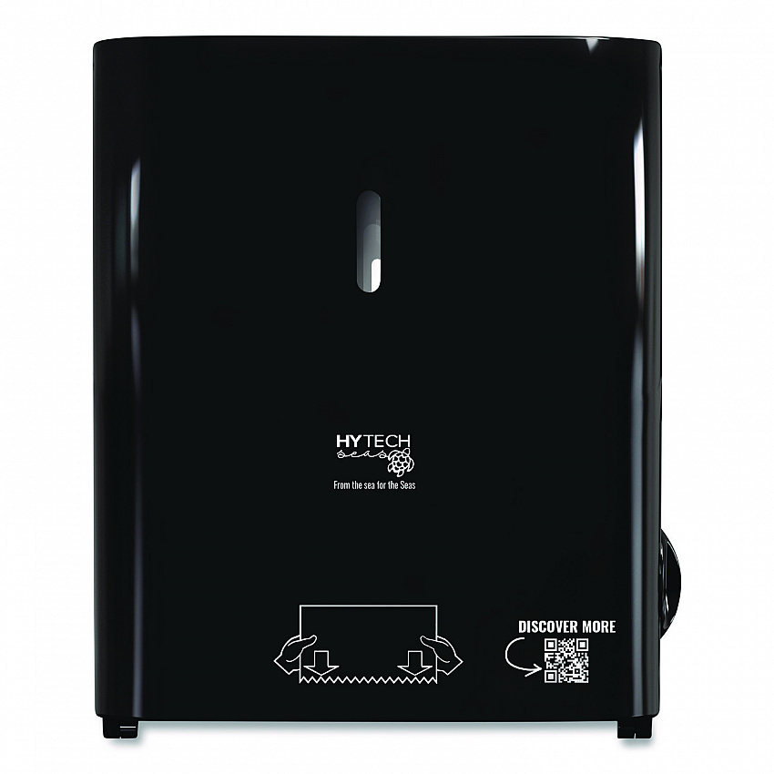 Hy Tech Towel Dispenser, Manual, 12.4 x 9.3 x 16.5, Black (419484)