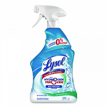 Bathroom Cleaner with Hydrogen Peroxide, Cool Spring Breeze Scent, 32 oz Trigger Spray Bottle (99828EA)