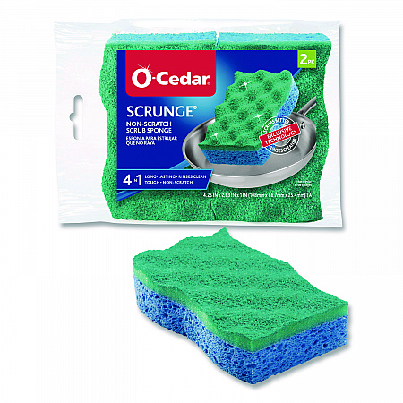 Scrunge Non-Scratch Scrub Sponge, 2.63 x 4.25, 1