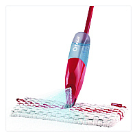 ProMist MAX Spray Mop, Red/White/Gray Microfiber Head, 48" Red/Black/Gray Plastic Handle (173563EA)