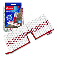 ProMist MAX Refill, Microfiber, Custom Size for ProMist Mop System, Red/White/Gray (173579EA)