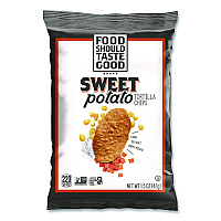 Tortilla Chips, Sweet Potato with Sea Salt, 1.5 oz., 24/Carton (77612)