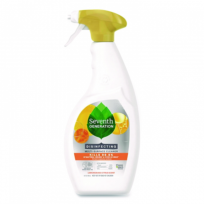 Botanical Disinfecting Multi-Surface Cleaner, Lemongrass Citrus, 26 oz Spray Bottle (22810EA)