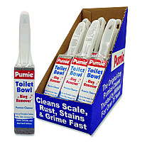 Toilet Bowl Ring Remover with Handle, 1.25 x 5, Gray, 6/Pack (JAN6)