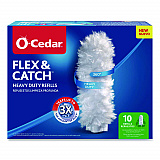 Flex and Catch Duster Heavy-Duty Refills, Polyester, White, 10/Pack (172170PK)