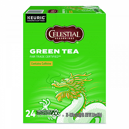 Green Tea K-Cups, 24/Box (14734)