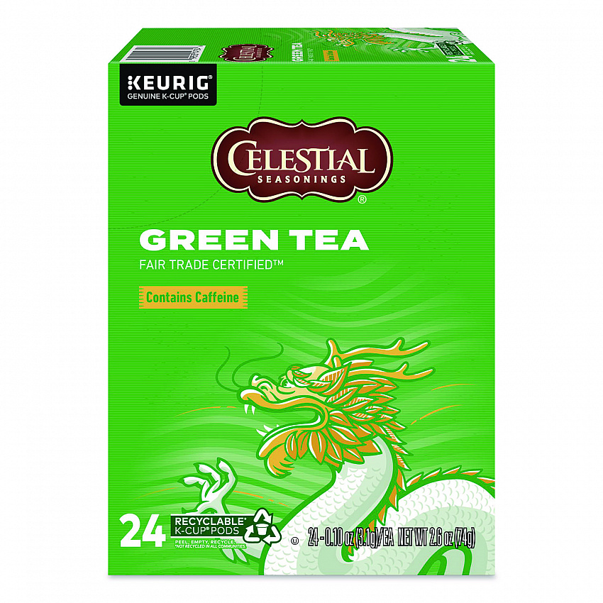 Green Tea K-Cups, 24/Box (14734)