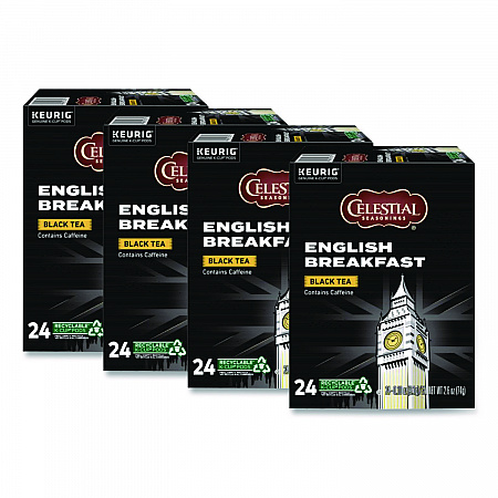 English Breakfast Black Tea K-Cups, 96/Carton (14731CT)