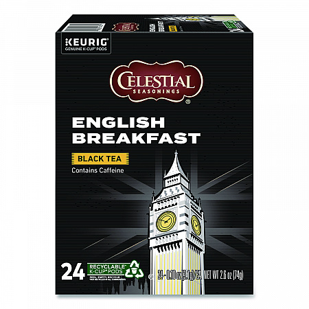English Breakfast Black Tea K-Cups, 24/Box (14731)