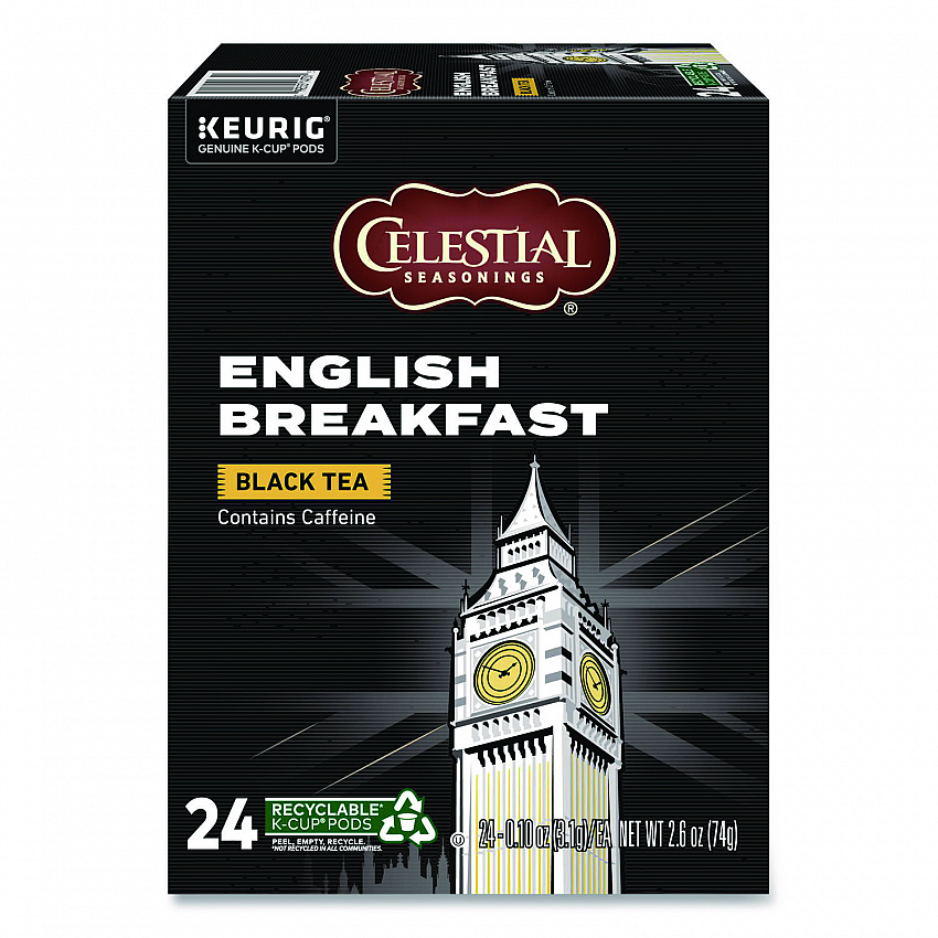 English Breakfast Black Tea K-Cups, 24/Box (14731)