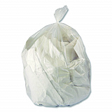 Linear Low-Density Can Liners, 16 gal, 0.5 mil, 24" x 32", Clear, 500/Carton (H4832MCRAC)