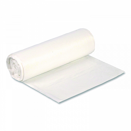 High-Density Can Liners, 16 gal, 8 mic, 24 x 33, Natural, Perforated Roll, 1,000/Carton (24338N)