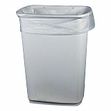 Linear Low-Density Can Liners, 33 gal, 1 mil, 33" x 39", Clear, 150/Carton (H6639YCRAC)