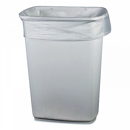 Linear Low-Density Can Liners, 33 gal, 1 mil, 33